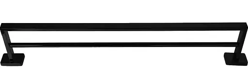 Вішалка подвійна для рушника Rea Erlo 2 black REA-80004 Чорний - фото 2