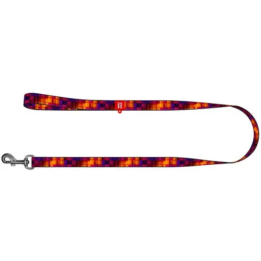 Повідець для собак Waudog Nylon нейлоновий, малюнок "Куби 3Д", M - фото 2