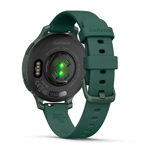 Garmin Lily 2 Active, WW, Jasper Green/Jasper Green, Silicone - фото 2
