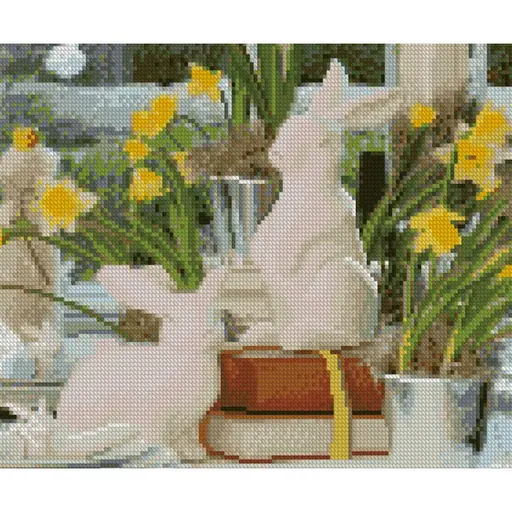 Алмазная картина Веселые статуэтки Strateg HX192 30х40 см - фото 1