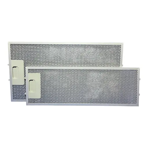 Набор алюминиевых решеток на телескопическую вытяжку Ventolux GARDA 50 (700), (500), (450) 205*375+130*375 мм