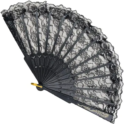 Віяло Кармен гіпюрове - фото 1