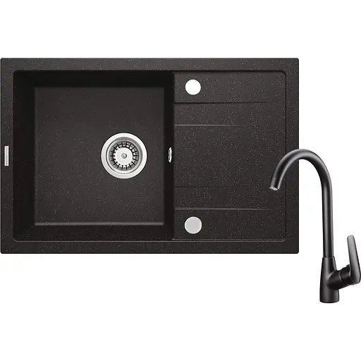 Мойка кухонная Deante Corio + смеситель BMO_N62M - фото 1