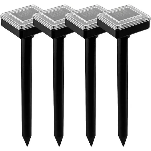 Сонячний садовий відлякувач кротів гризунів 4 шт.