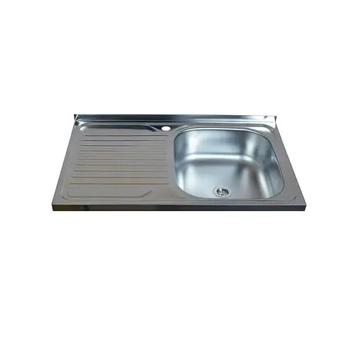 Тумба з накладною мийкою для кухні ЛДСП 80х60х83 см Венге (52868-01124) - фото 9