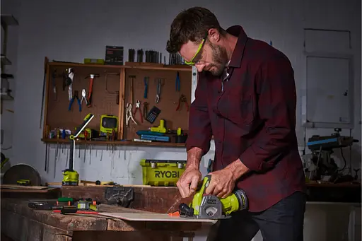 Пила дискова, RYOBI ONE+ R18MMS-0 без АКБ і ЗП - фото 3