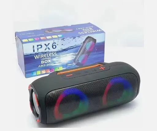 Портативна Bluetooth колонка ABS-2661 з підсвічуванням - фото 3