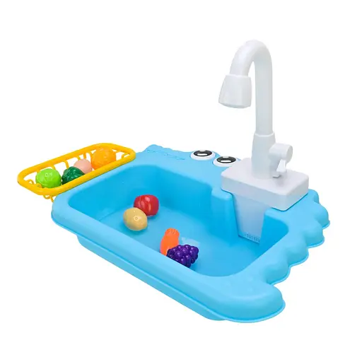 Дитячий ігровий набір "Маленька господиня" Bambi PL-524-301 мийка кухонна, продукти Синій - фото 1