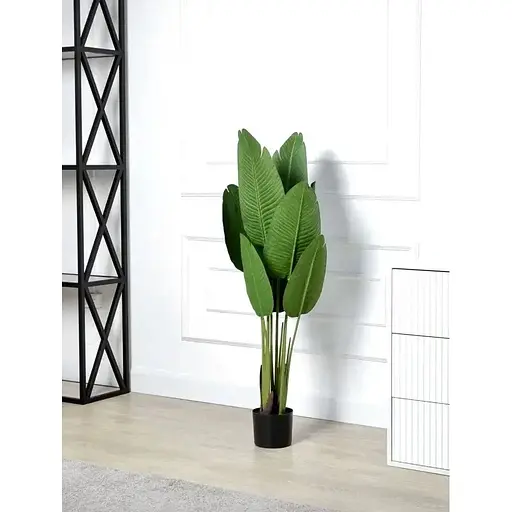 Банановое дерево искусственное 120 см в горшке - фото 5