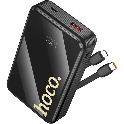 Внешний аккумулятор Hoco Q37A Graceful 20000mAh 22.5W Black [150666] - фото 1