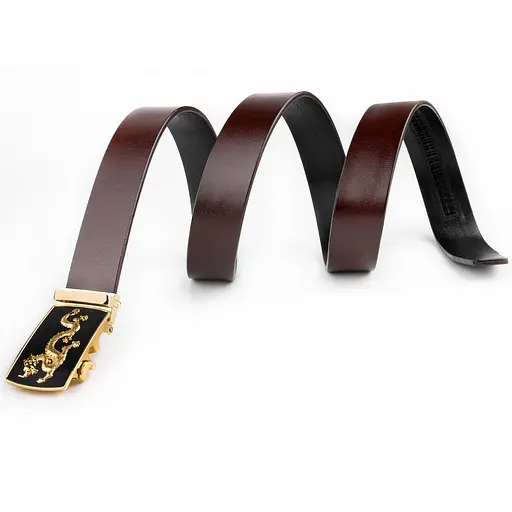 Ремінь шкіряний Vintage чоловічий 115х3,4 см acs0014860 - фото 4