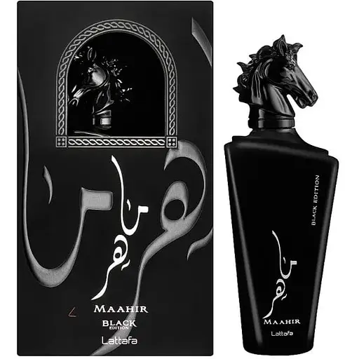 Парфюмированная вода оригинал Lattafa Perfumes Maahir Black Edition 100 мл - фото 1