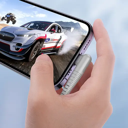 Дата кабель Borofone BX105 Corriente Type-C to Lightning (1m) Gray - фото 4