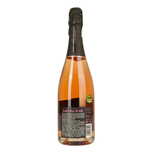 Вино игристое Castell d’Or Cava Brut Rose розовое брют 0.75 л - фото 2