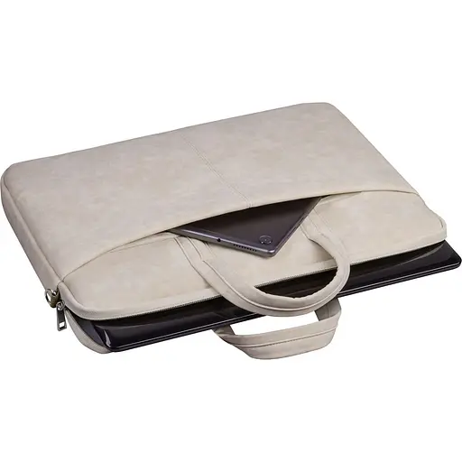 Сумка для ноутбука Defender 15.6ъ Solid, Beige, экокожа, 410х310х40 мм (26126) (26126_DEFENDER) - фото 6