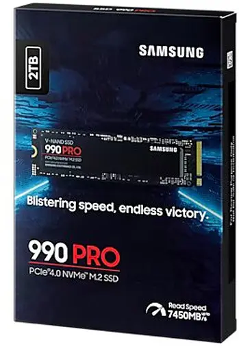 Накопитель SSD NVME - Samsung 990 PRO 2 TB (MZ-V9P2T0BW) - фото 6