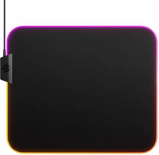 Ігрова поверхня SteelSeries QcK Prism RGB Cloth M Black (63825) - фото 1