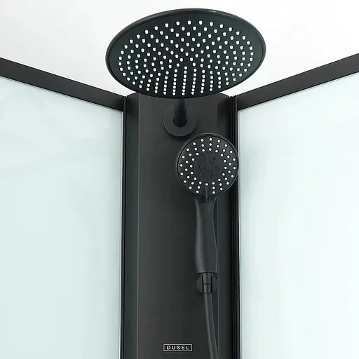 Душевой бокс Dusel Glare черный 900x900x2100 559002 - фото 4