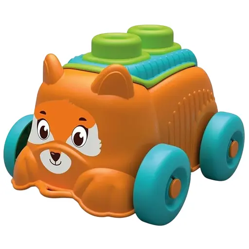 Машинка с конструктором Clementoni Sensory Fox серия Soft Clemmy (17904.10) - фото 1