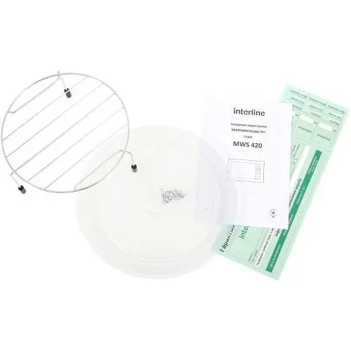 Микроволновая печь с грилем Interline MWS 420 ESA BA - фото 8