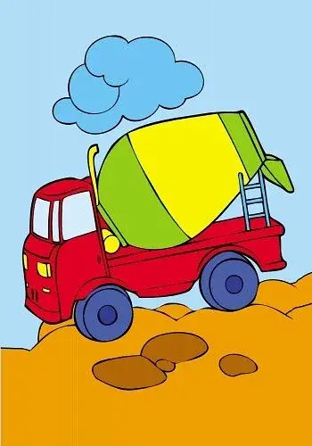 Подивись і розфарбуй. Машинки - фото 2