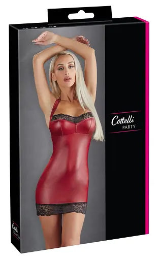 Міні-сукня Cottelli Party Halterneck S (червоний) - фото 13