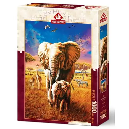 Пазл Art Puzzle Мати та слоненя 1000 ел. (5204) - фото 1