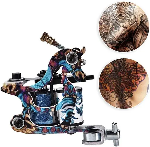 Професійна машина для татуювання зі сплаву мідна котушка шейдер-пістолет - фото 4