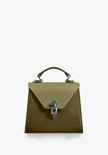 Жіноча шкіряна сумка Futsy Оливкова - фото 3