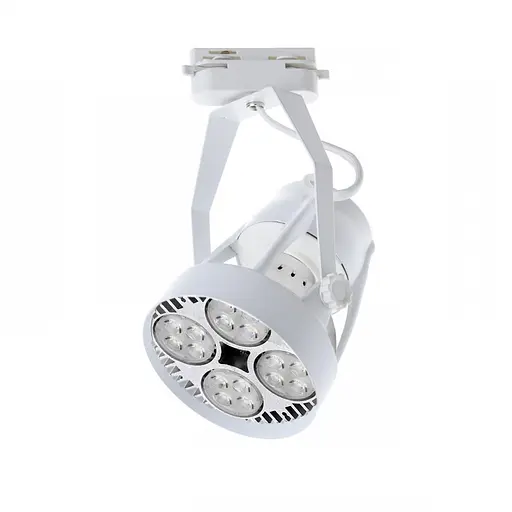 Светильник трековый поворотный под лампу KW-16 E27 WH Brille 48-014