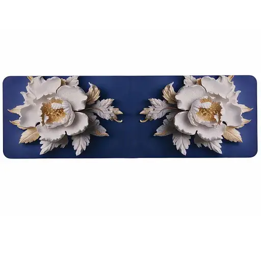 Набор диатомитовых 3D ковриков для ванной комнаты 2 (шт) 38×58/38×118 (см) коврик для дома ванны душа и туалета Yiwu HP-42-48 - фото 2