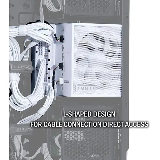 Блок живлення Lian Li EDGE1300 1300W 80 PLUS PLATINUM WHITE (G9P.EG1300.WE00.EU) - фото 7