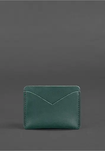 Женский кожаный кейс-слим 5.0 зеленый - фото 4