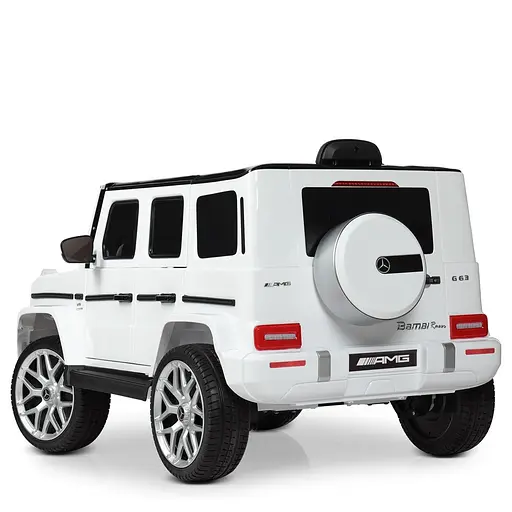 Электромобиль детский Bambi M 4214EBLR-1 Mercedes-Benz G-class Белый - фото 3