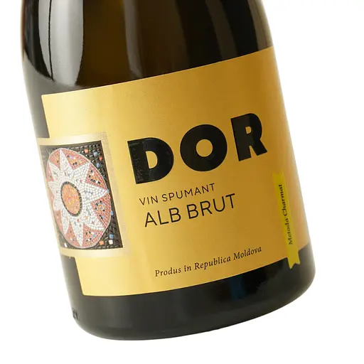Вино игристое Bostavan Dor, белое, брют, 12%, 0,75 л (738560) - фото 5