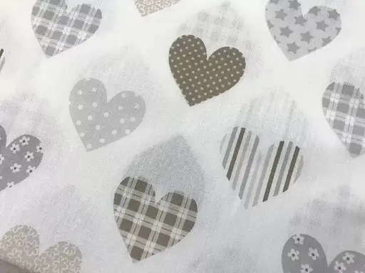 Хлопковая пеленка Moontime 100х80см "Сердечки" - фото 2