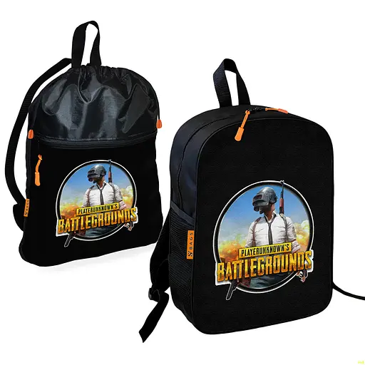Шкільний рюкзак дитячий Пабг/PUBG + Сумка для взуття спортивної форми рюкзак-мішок для хлопчика (01794)