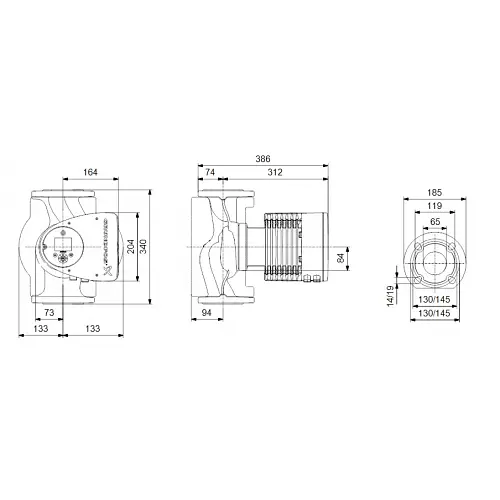 Циркуляційний насос Grundfos Magna3 65-120 F 340 (97924298) - фото 2