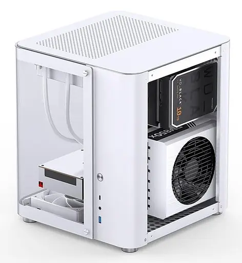 Корпус Jonsbo TK-1 White (TK-1 White) без блока питания - фото 7