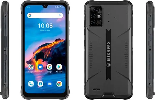 Захищений смартфон Umidigi Bison Pro 4/128GB АКБ 5 000мАг Black - фото 2