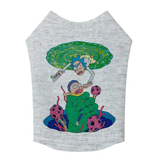 Майка для собак Waudog Clothes малюнок "Рік та Морті 3", S35, B 48-54 см, С 28-33 см - фото 3