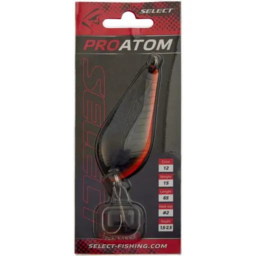 Блешня Select ProAtom 15 g 65 mm #12 - фото 2
