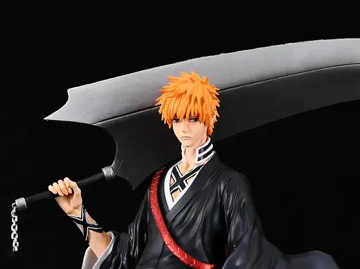 Коллекционная фигурка  Блич Ичиго Куросаки Bleach Kurosaki Ichigo со сменной головой 33 см CH B KI 33 - фото 3