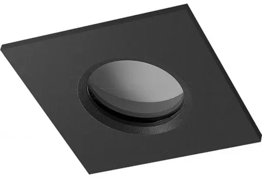 Точковий світильник AZzardo AZ4230 Ika Square Ip65 Bk - фото 1