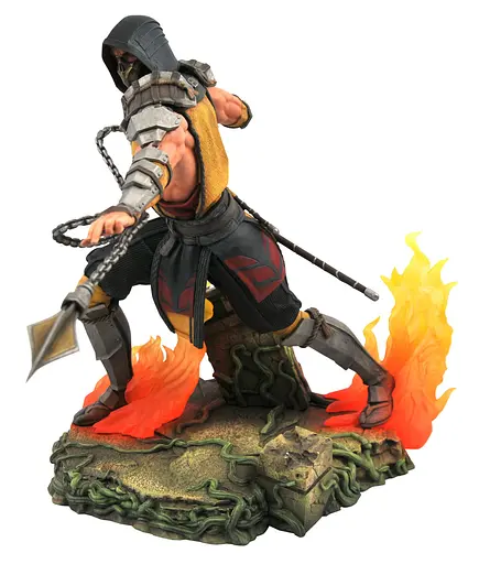 Фигурка Gallery DLX Scorpion Mortal Kombat Скорпион 20 см WST G S MK - фото 3