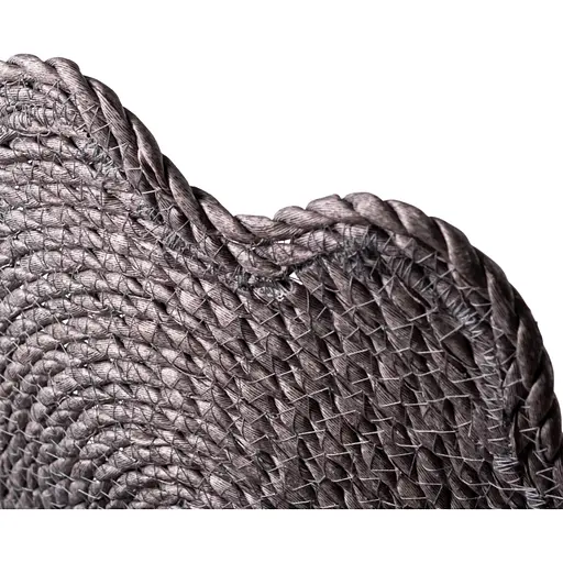 Коврик для сервировки стола Yiwu Rattan 38 см серый HP-35-1G - фото 3