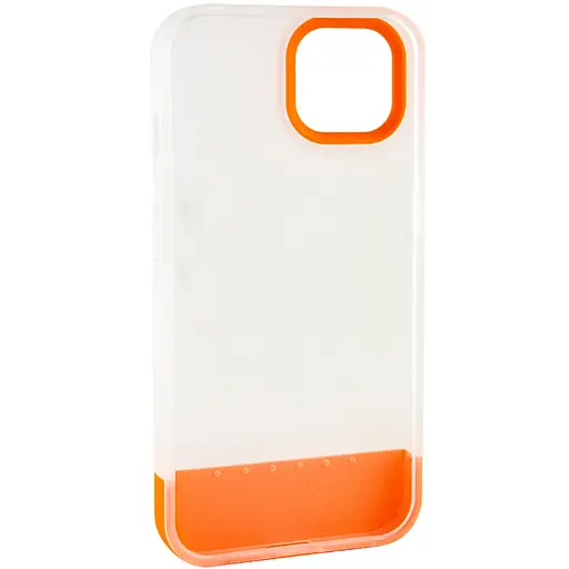Чохол Epik TPU+PC Bichromatic для Apple iPhone 12 Pro/12, 6.1 Matte/Orange - фото 3