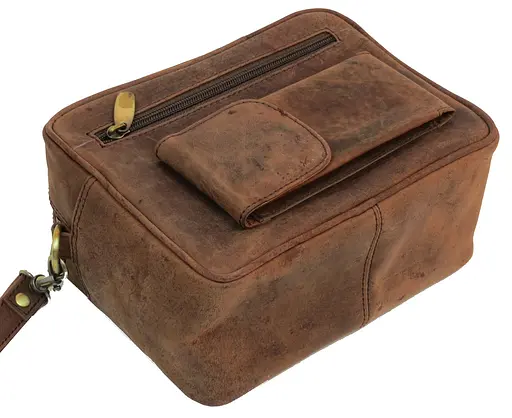 Кожаная сумка-барсетка Always Wild 21х15.5х10 см acs0018078 - фото 4