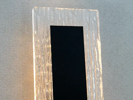 Настінний LED бра-планка Romin 28 Вт чорний скло - фото 4