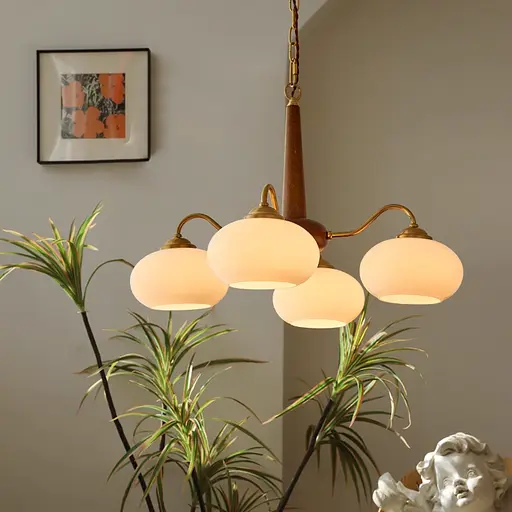 Світлодіодна люстра Дзвін 6004 (Золота) на 3 плафони - фото 4